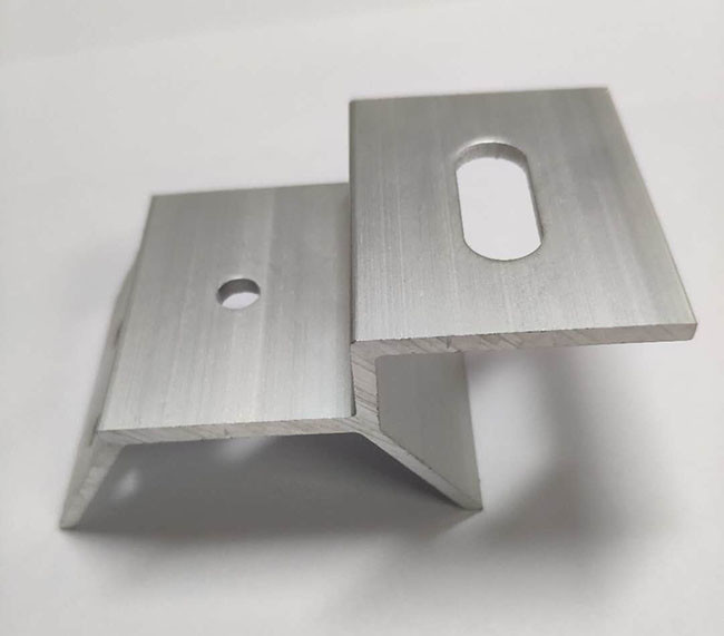 6005 - T5 Silver Anodized Aluminum Profiles , Aluminium Frame Profile Roof Solar Mounting