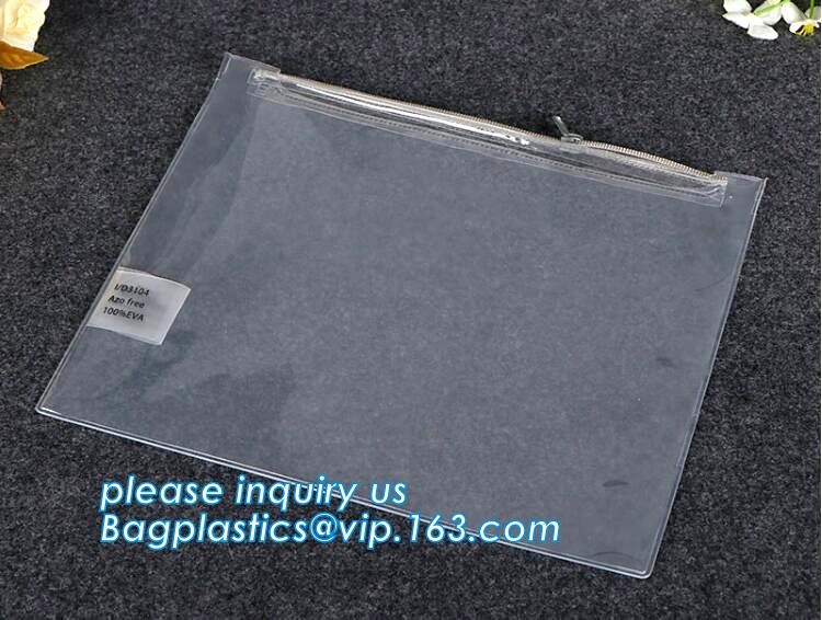 Plastic Bag OEM Custom PVC Loop Handle Image Printed Plastic Shopping Bag,Promotional Clear Waterproof Plastic Cosmetic