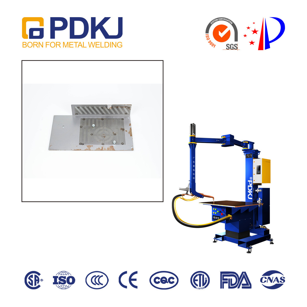 Platform Table Top DC Spot Welding Machine DB 170W Intermediate Frequency Inverter