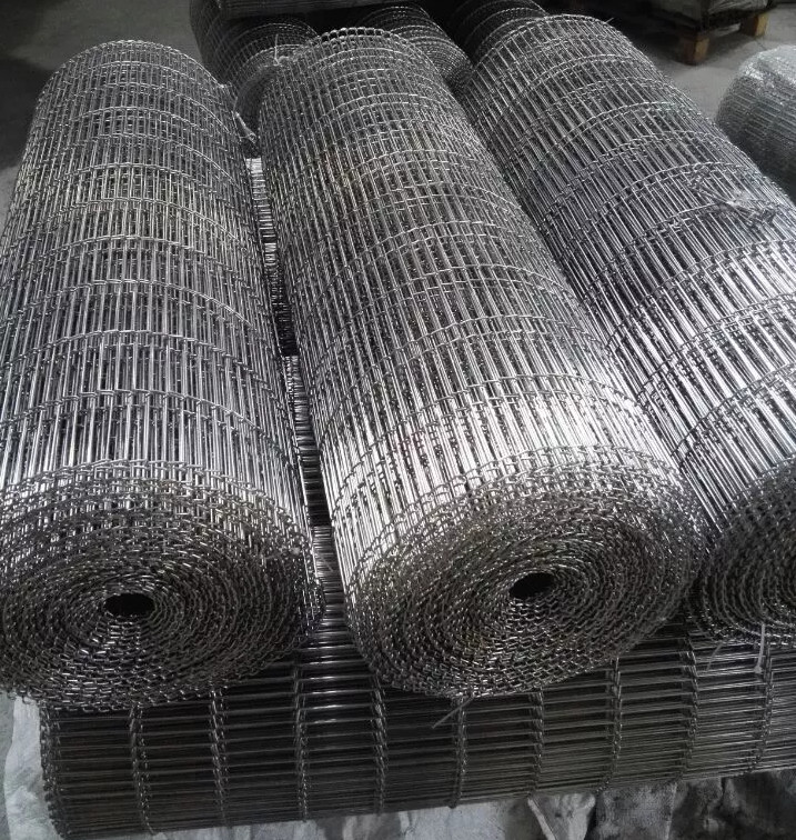2.9m Width Food Metal Wire Mesh Conveyor Belt , Stainless Steel Mesh Belt