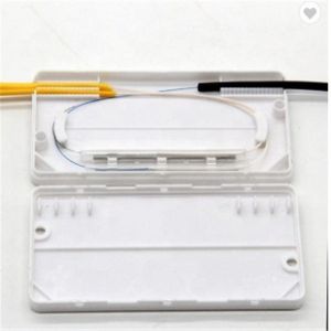 2 In 2 Out Cable Protection Box For FTTH FTTB FTTX Network White Shell