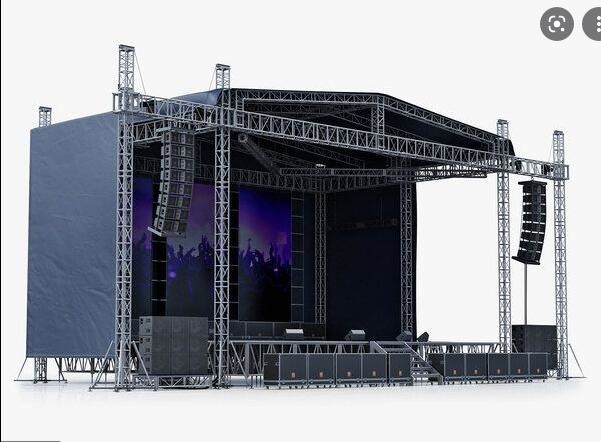 Stage Lighting Booth Aluminum Square Truss Display