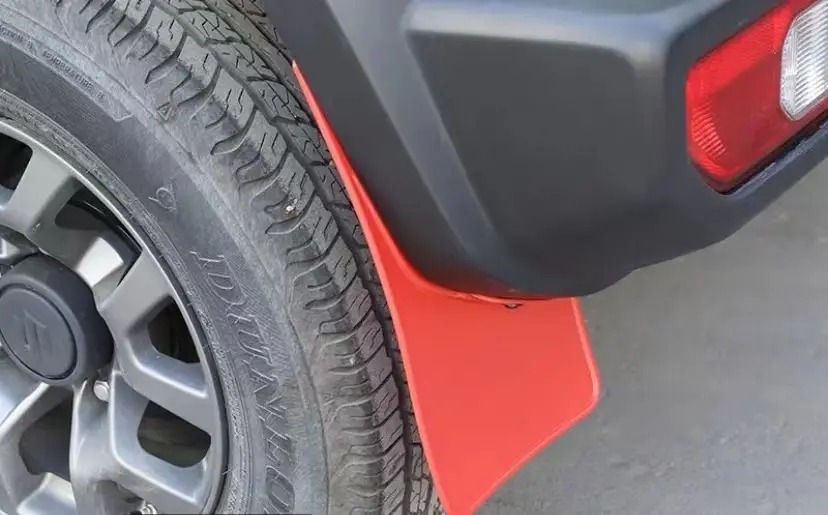 Custom Red Splash Guards Mud Flap for Suzuki Jimny JB64/JB74 2018 Automotive Parts