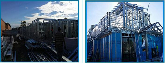 Fast Construction Cheap Prefabricated Light Gauge Framing Houses Real Estate Prefab Houses Modular Homes