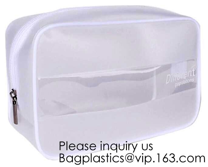 Promotion Travel PVC Cosmetic Pouch,PVC Makeup Bag Pouches Tote Clear Transparent Cosmetic Travel Bag For Sale