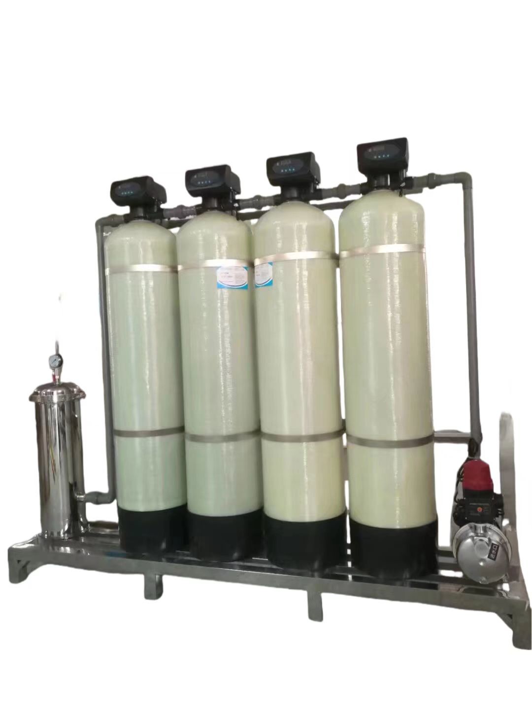 Iron And Manganese Removal Yellowing Well Water Filter, Water Production 2 Tons Per Hour