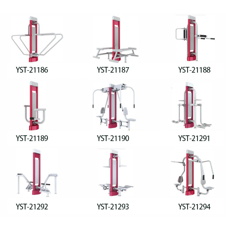 Outdoor LLDPE Plastic Gym Fitness Equipment Anti Static For Exercise Yourself