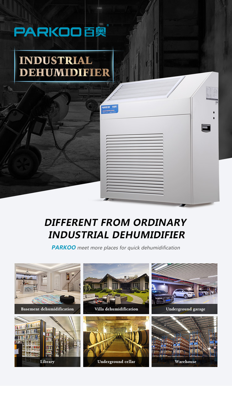 Commercial Wall Mounted Dehumidifier With Intelligent Control Panel