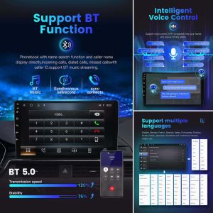 1280*720 Resolution 9 Inch 10 Inch Double 2din Car Stereo with Android OS and