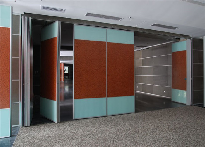 65mm Movable Sound Proof Partitions Aluminum Interior Wall Panel For Office