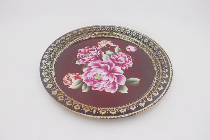 40cm Cheap stainless steel food dishes cookware kitchen accessories decorative plate