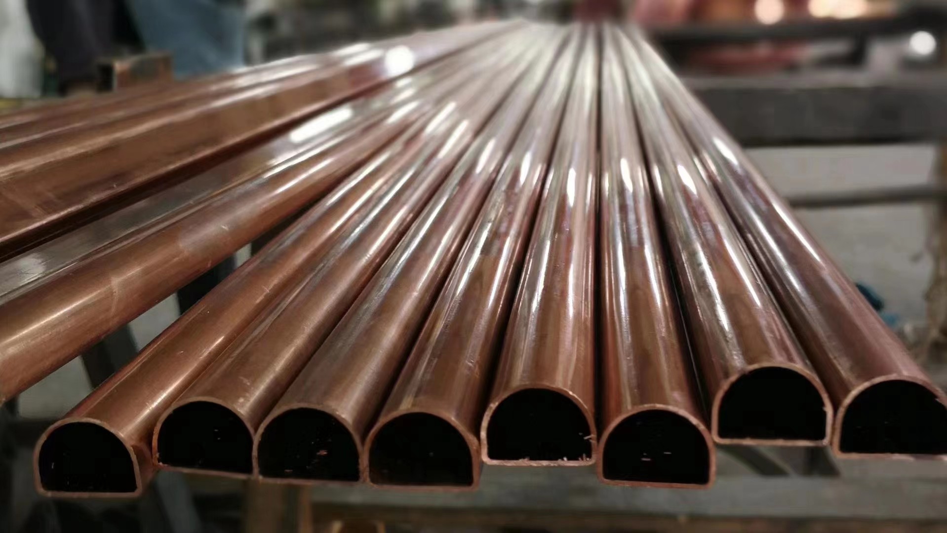 C1100 C1010 Red Copper Pipe Tube For Air Condition