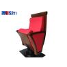 Buy cheap High End Wooden Auditorium Theater Seating Red Color With Single Steel Leg from wholesalers
