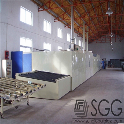customized size acid etched pattern glass