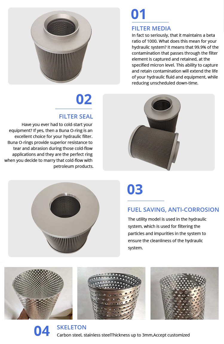 803161924 Hydraulic Suction Filter Oil Filter Element OEM