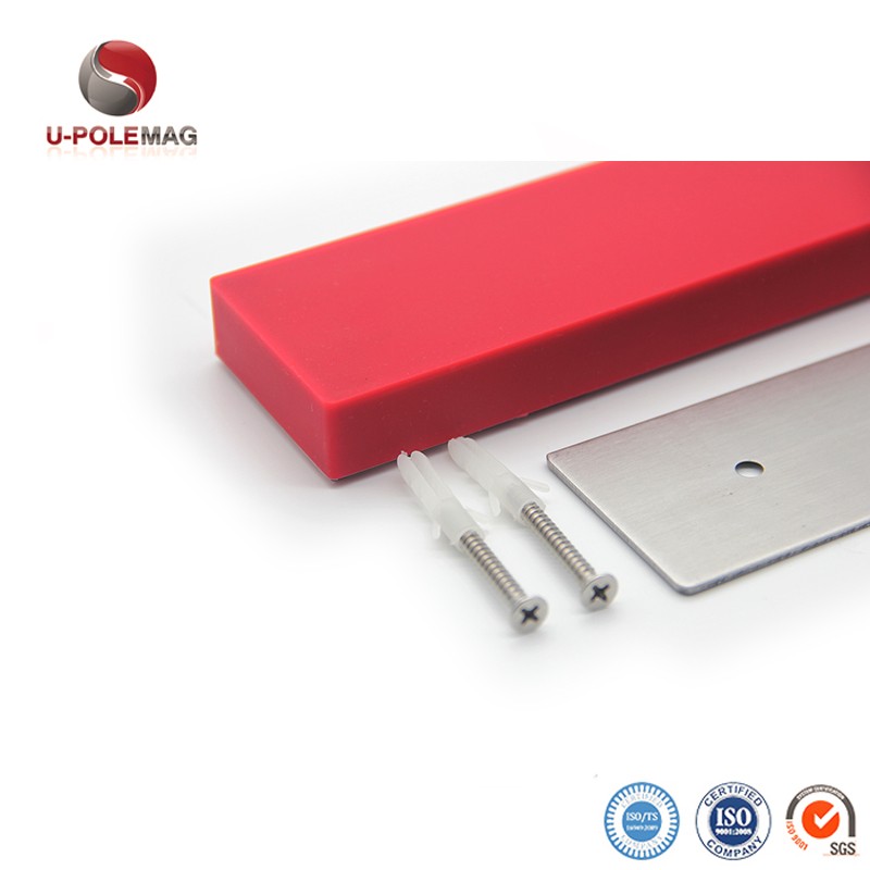 Upgrade Your Kitchen with Our Sustainable Stainless Steel/Rubber Magnetic Knife Holder