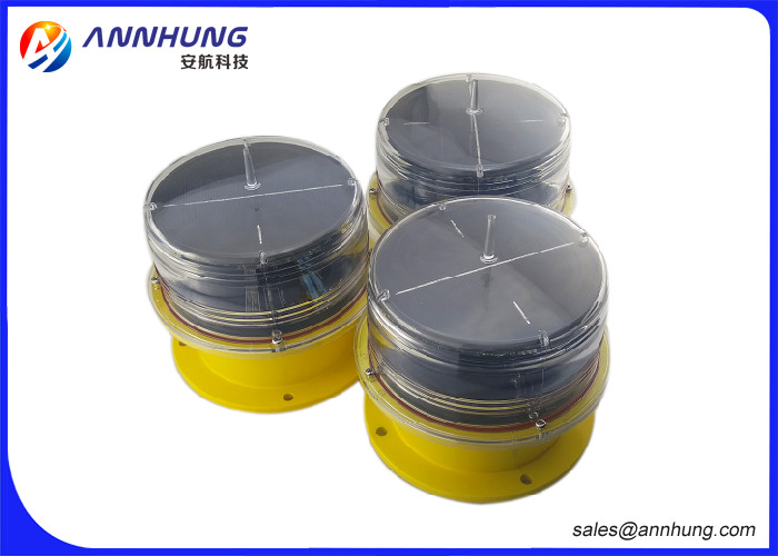 Flash Mode Solar Airport Lighting For Final Approach / Take - Off Area