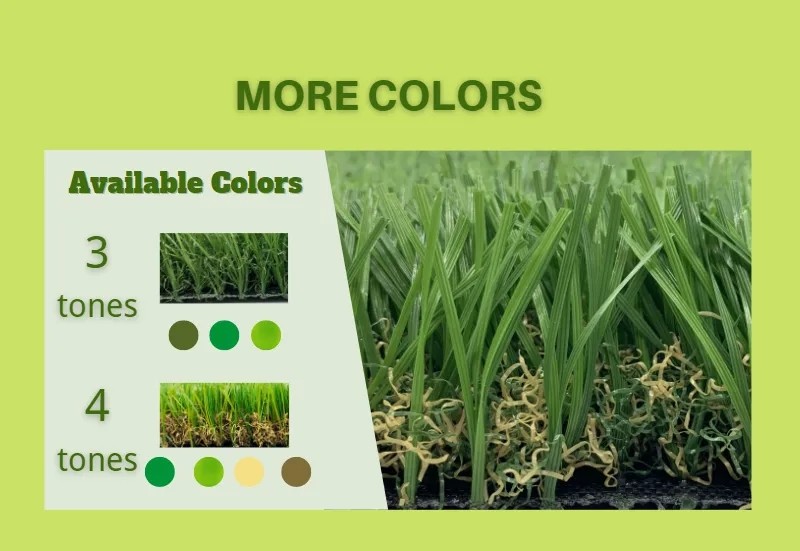 25mm PE PP Landscaping Artificial Turf Lawn For Grass Front Garden