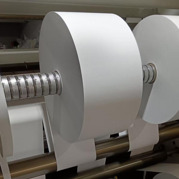 Quality WG4515 Model BOPP Matte 75um With Clear PET Liner Water Based Permanent Acrylic Glue for sale