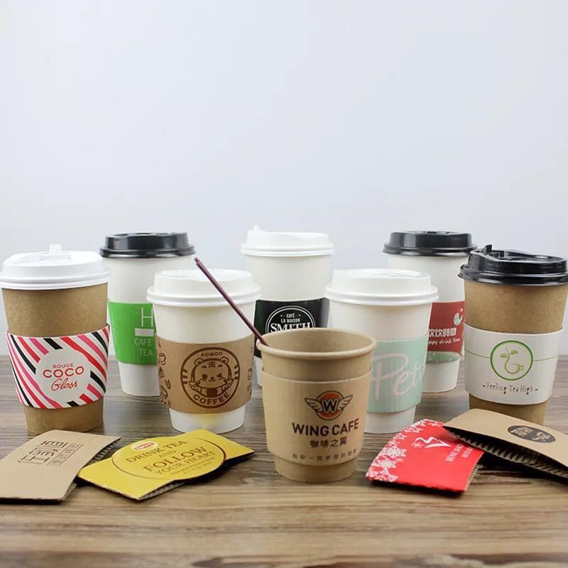 OEM ODM 6oz Milk Tea Insulation Coffee Paper Holder