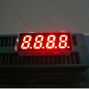0.32 Inch Green Four Digit 7 Segment Led Display Temperature Humidity Indicator