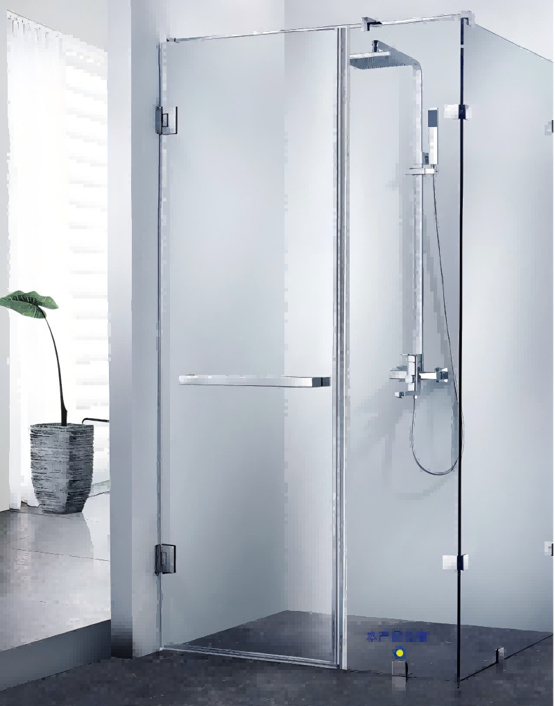 High Accuracy Shower Room Accessories Precision Casting Frameless Shower Door Clamps