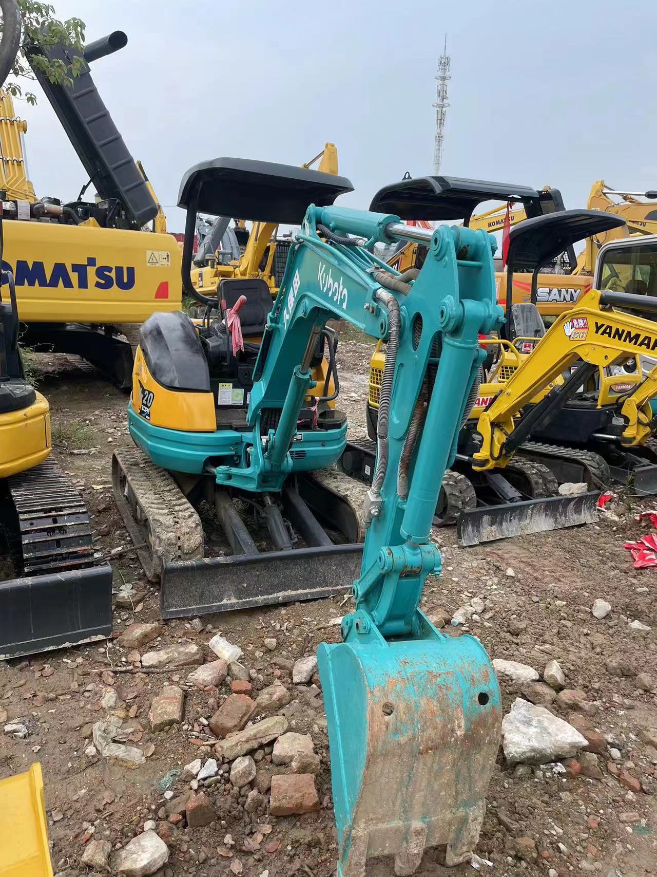 Low working hours excavator for sale used Kubota U20 machine excav used hydraulic excav used