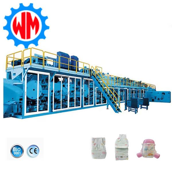 800pcs/Minute Baby Diaper Production Line Full Servo Diaper Manufacturing