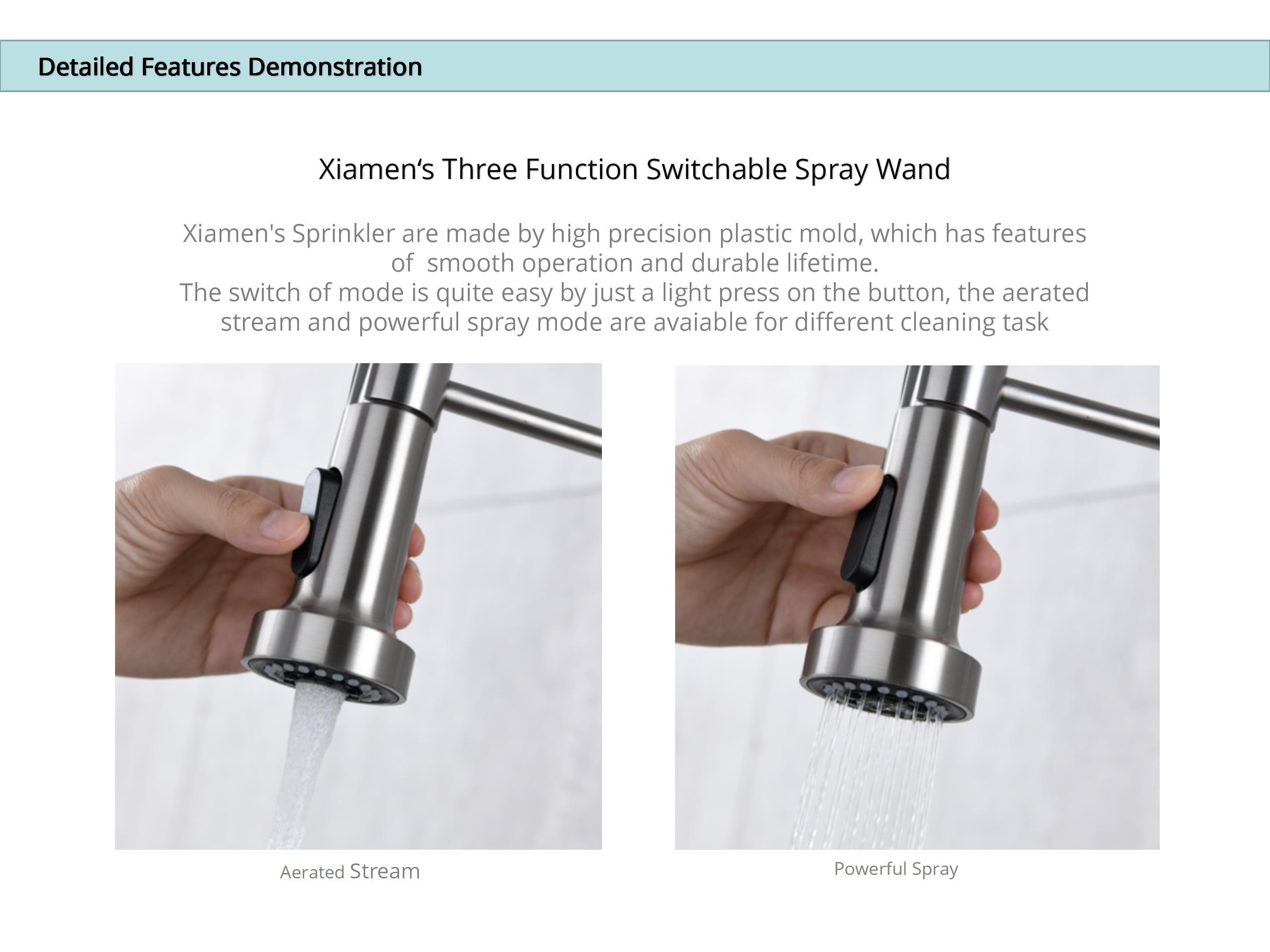 Brushed Nickel Single Lever Sink Faucet