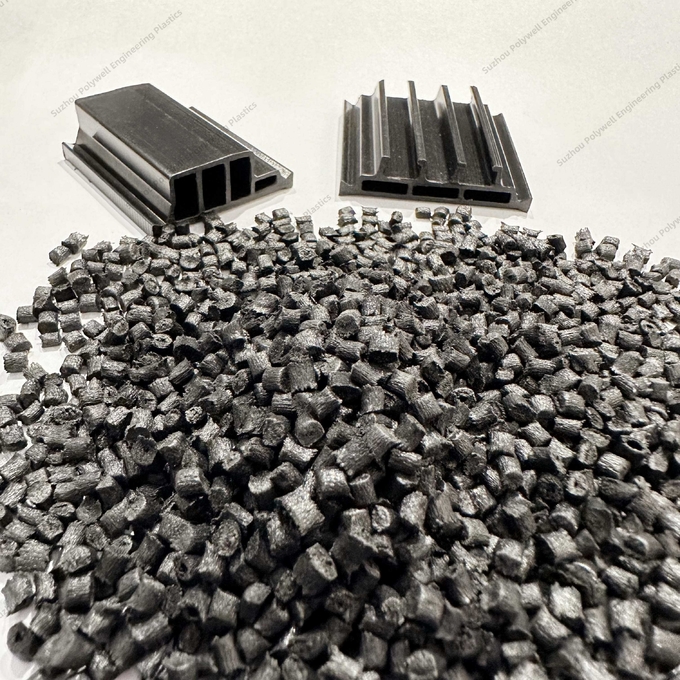 Flame Retardant Glass Fiber Filled Nylon PA66 Granules For Engineering Sound Insulation Strips