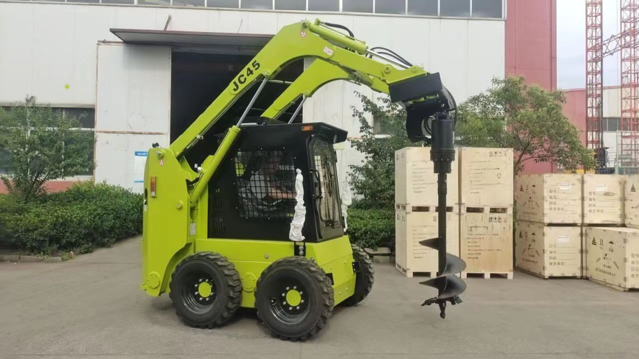 37kw Diesel Power JC45 Skid Steer Loader with Hydraulic Joystick and Pneumatic Tire