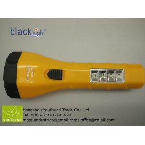 BN-410S Emergency Lighter Solar Torchlight LED Flashlight with Side Lamp