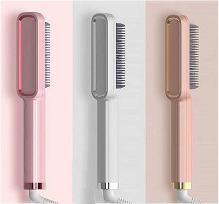 CE EMC LCD Indicator 180 degree Heated Straightening Brush