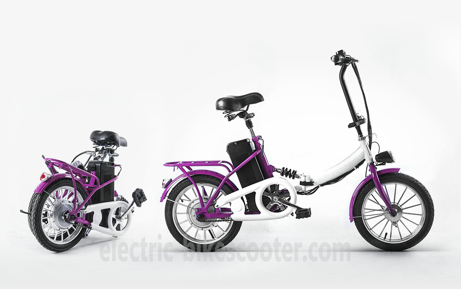16 Inch Mini Pedal Assist Electric Folding Bike 24V 250W Aluminum Alloy