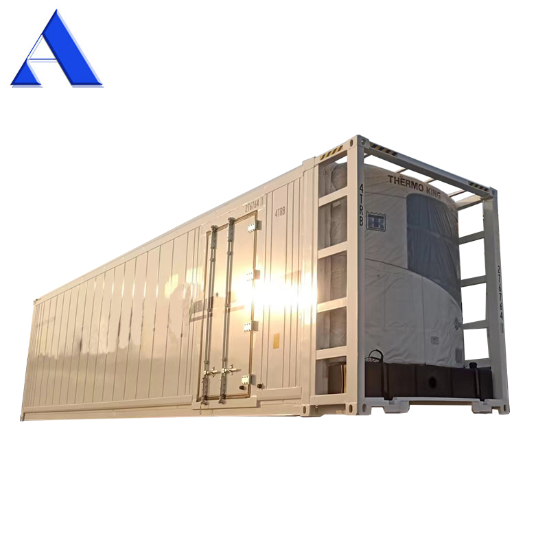 High Cube 40ft Diesel Electric Self Powered Reefer Container for Land or Railway Accessories Provide full set parts