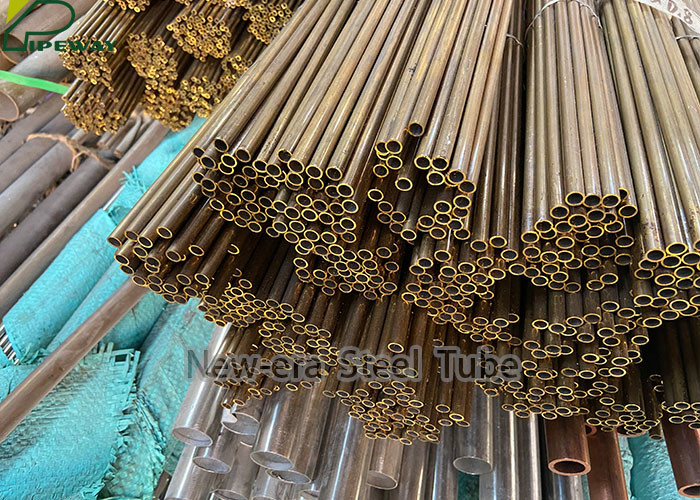 Light Drawn ASTM B111 C68700 0.5mm Wt Copper Alloy Tube