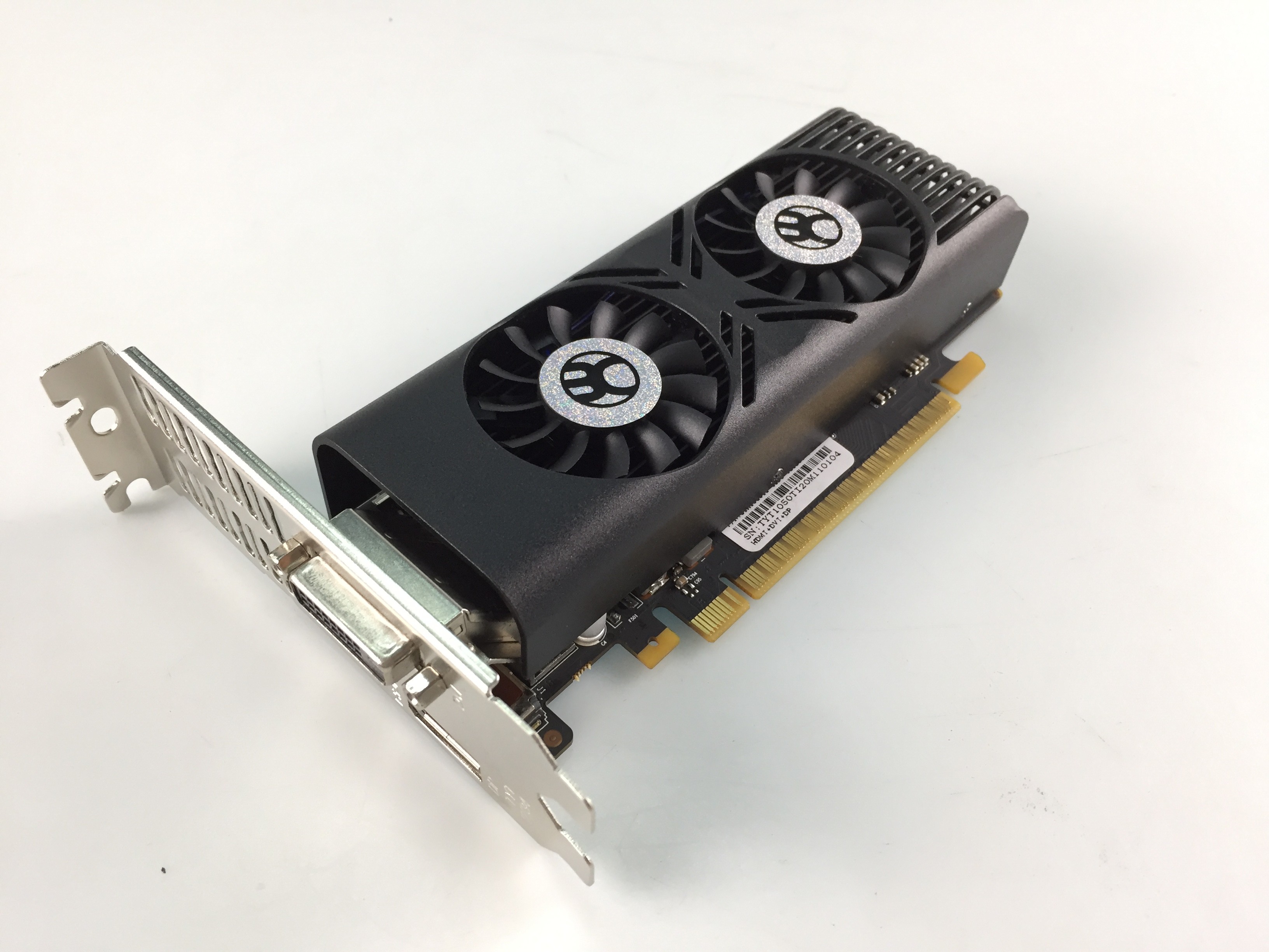 Low Profile Dual Fans GPU LP Graphic Card GTX1050 2GB DDR5 128bit