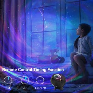 2022 Newest Galaxy Music star Projector Lamp Romantic Nebula Aurora Starry