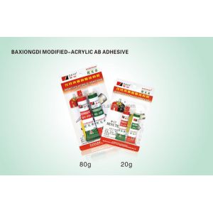 Modified Acrylic Adhesive AB Adhesive with 1:1 Mixing Ratio 5-10 Minutes Initial