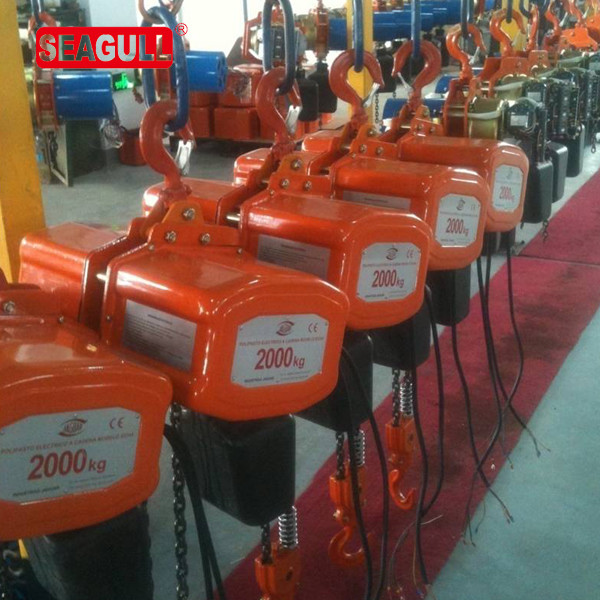 24V 2 Ton Electric Chain Hoist For Concert Stage With Dual Hook