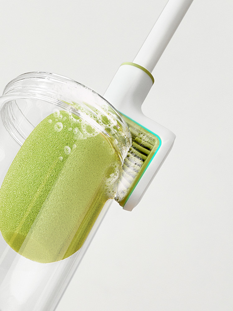 Multifunctional Water Bottle Cleaner Brush Sets with Replace Heads