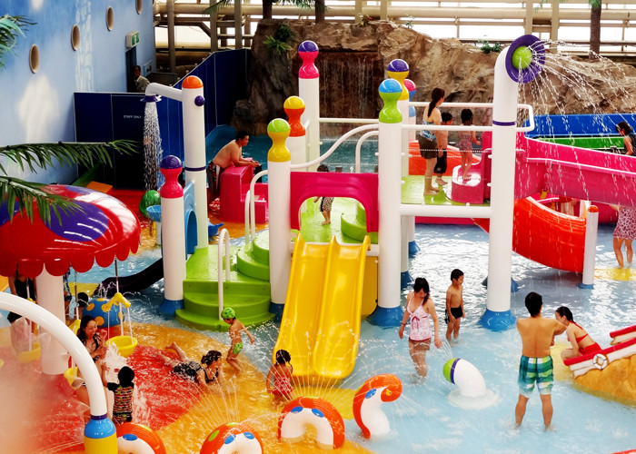 Acrylic Board Fiberglass Water Park Equipment Aqua Splash Pad Water Spray Park