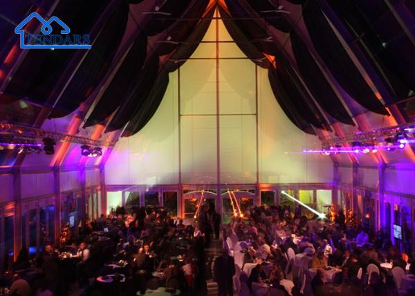 Fireproof Event Marquee Tent Outdoor Reception Tent Water Resistant Business