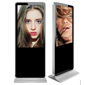  85 Inch Indoor Floor Standing Advertising Lcd Touch Screen Digital Signage Totem Kiosk Remote Control Wifi Android Manufactures