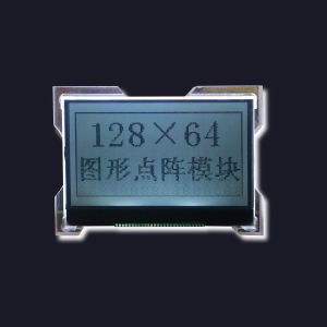 Green Color Lcd Screen COG LCD Module With 128 * 64 Pixels Resolution Mono Lcd