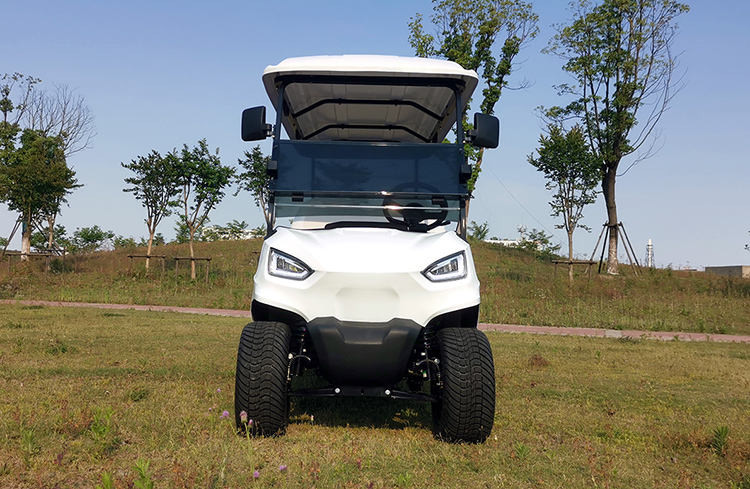 30km/H - 50km/h 4 Wheel Electric Golf Cart Lithium Battery 6 Seater Golf Buggy