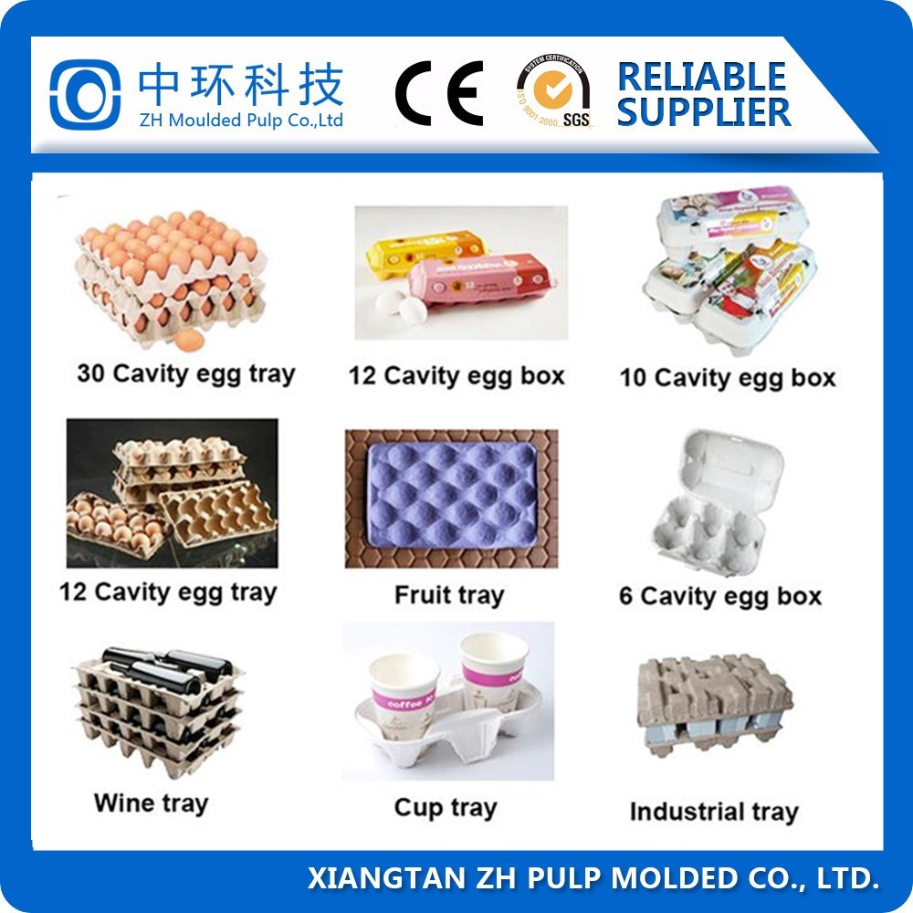Waste Paper Recycling Egg Box Forming Machine 440V ROHS Certified