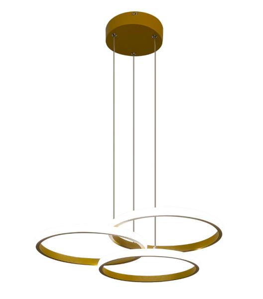 Three-ring Circle Nordic Restaurant Post-modern Simple Bedroom Lamp Circular
