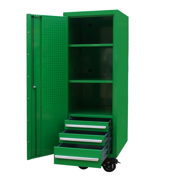 Assembly Rolling Tool Box with Wheels and Multi-Functional Storage Cabinets