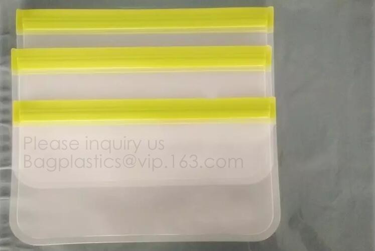 Reusable Silicone Food Storage Bag Washable Silicone Fresh Bag for Fruits Vegetables Meat Preservation bagplastics bagea